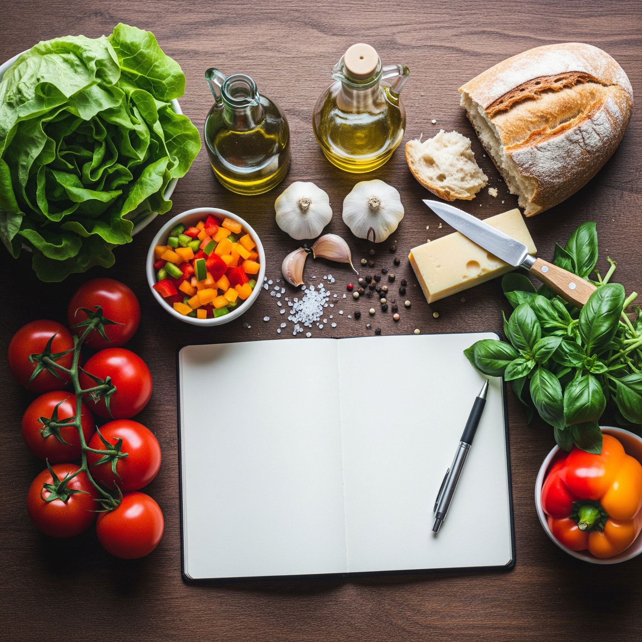 Ingredientes y planificación de menús